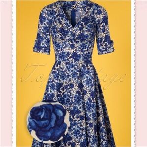 Unique Vintage Dolores Swing 1950s dress